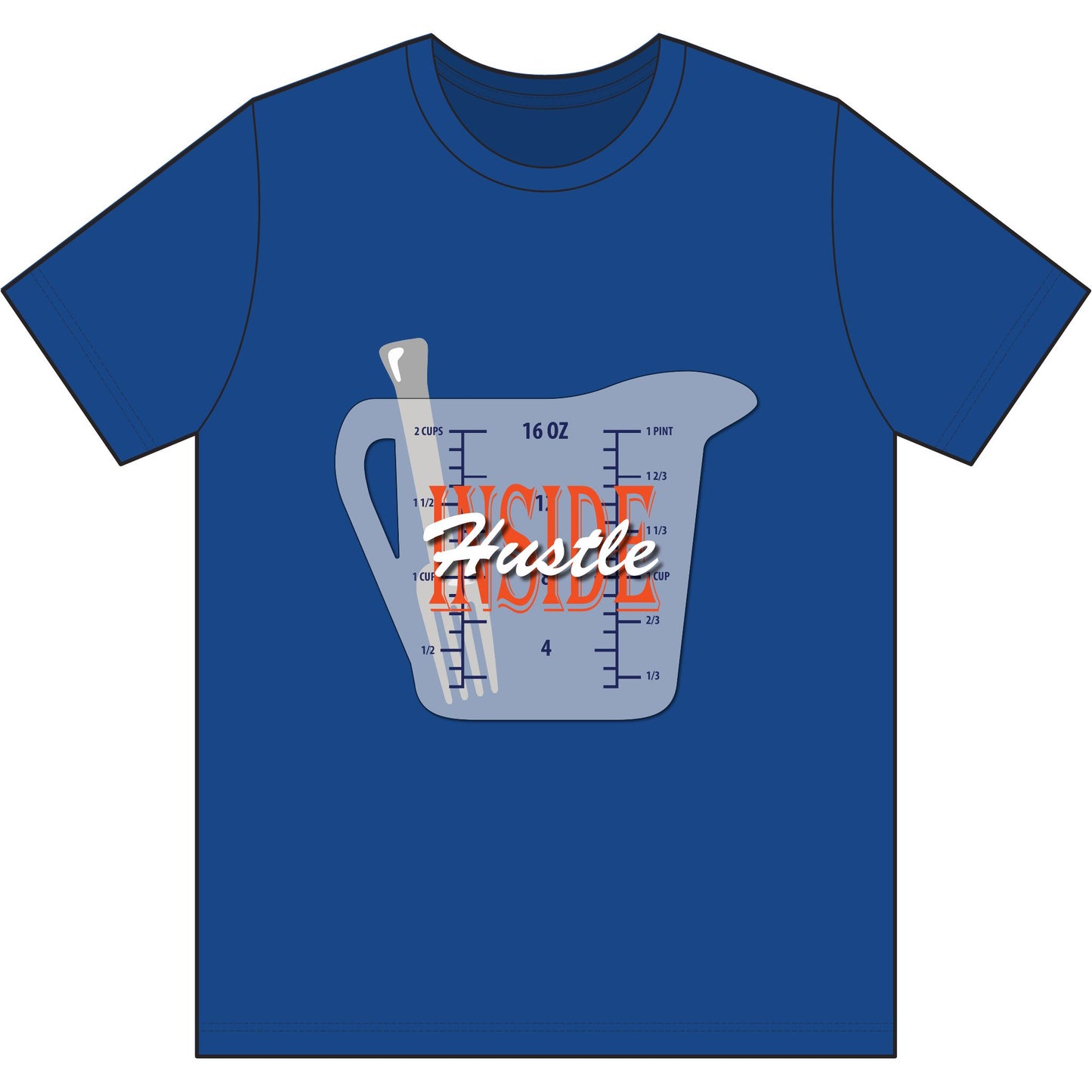 Inside Hustle Cup Logo - Easy Cotton Tee