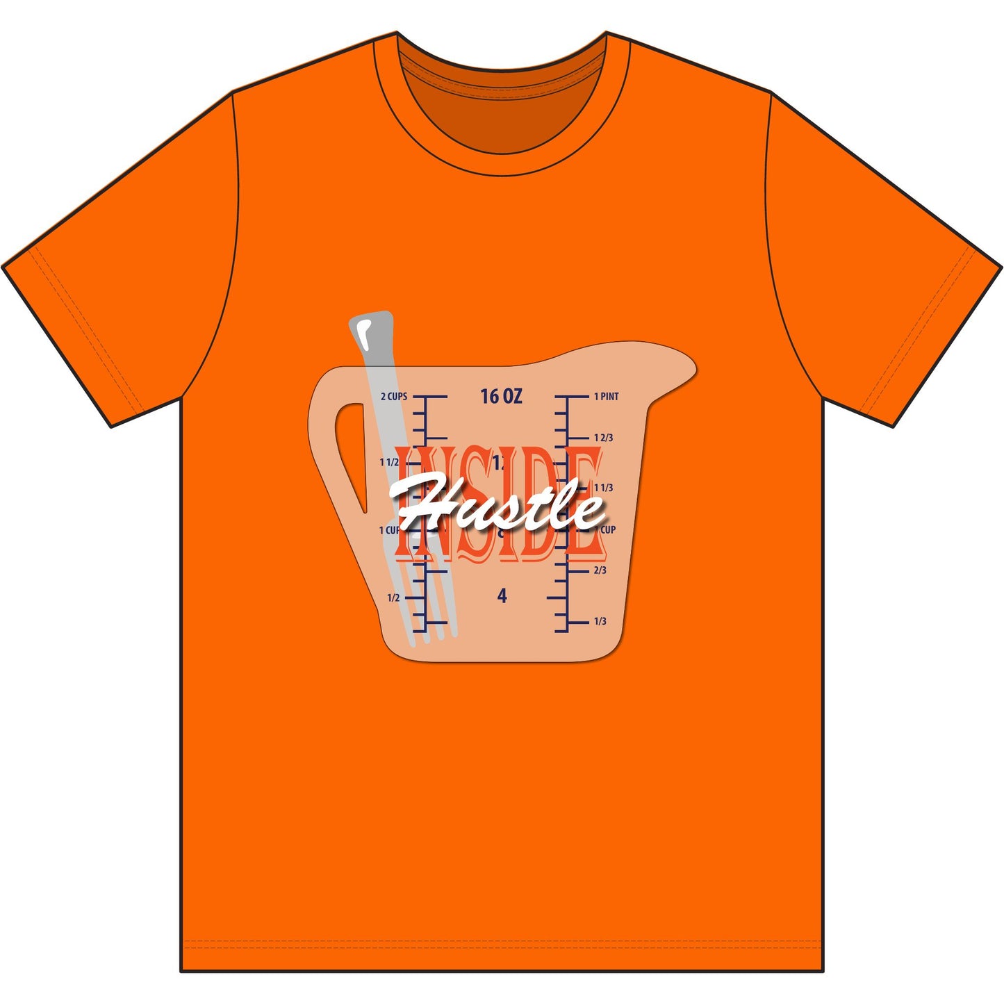Inside Hustle Cup Logo - Easy Cotton Tee