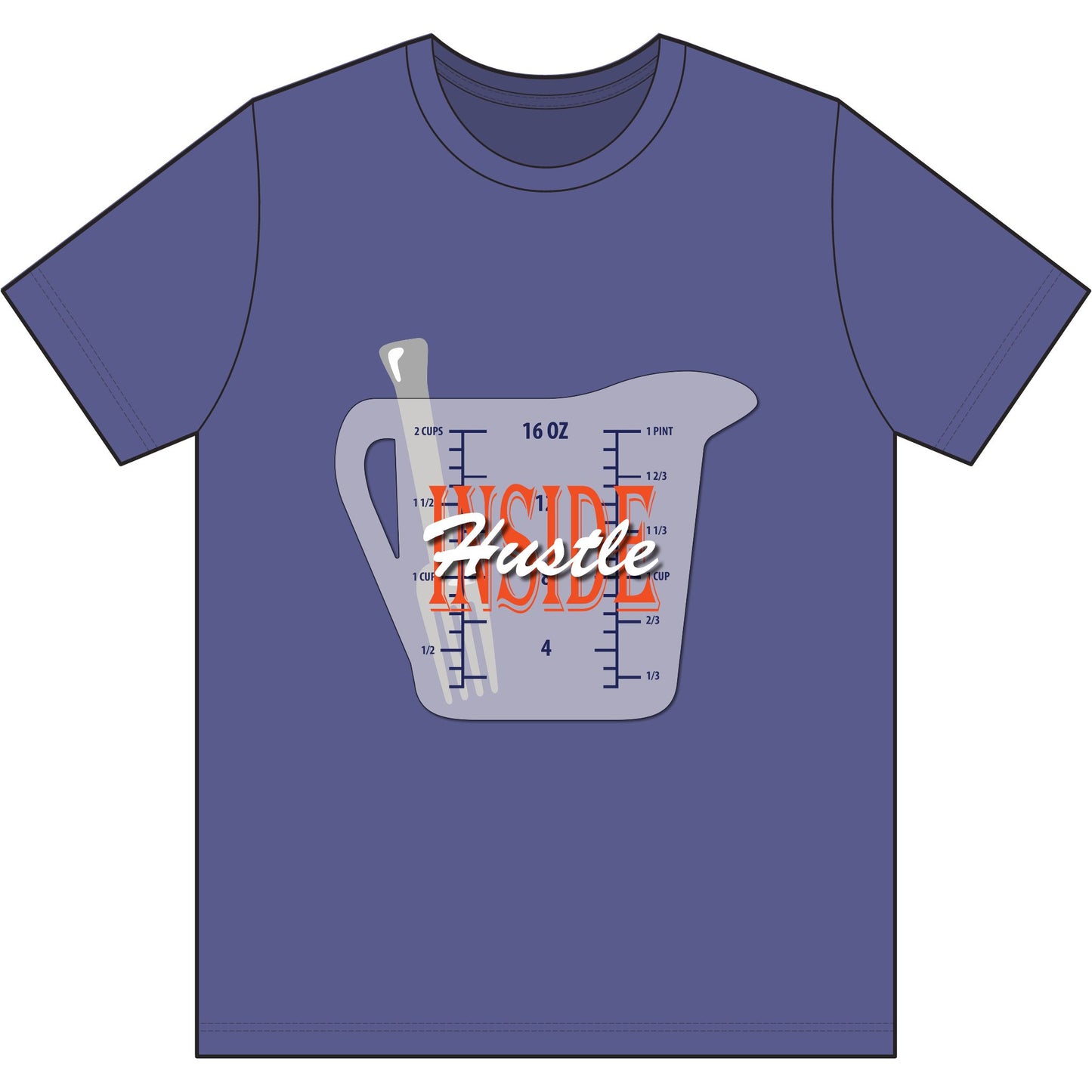 Inside Hustle Cup Logo - Easy Cotton Tee