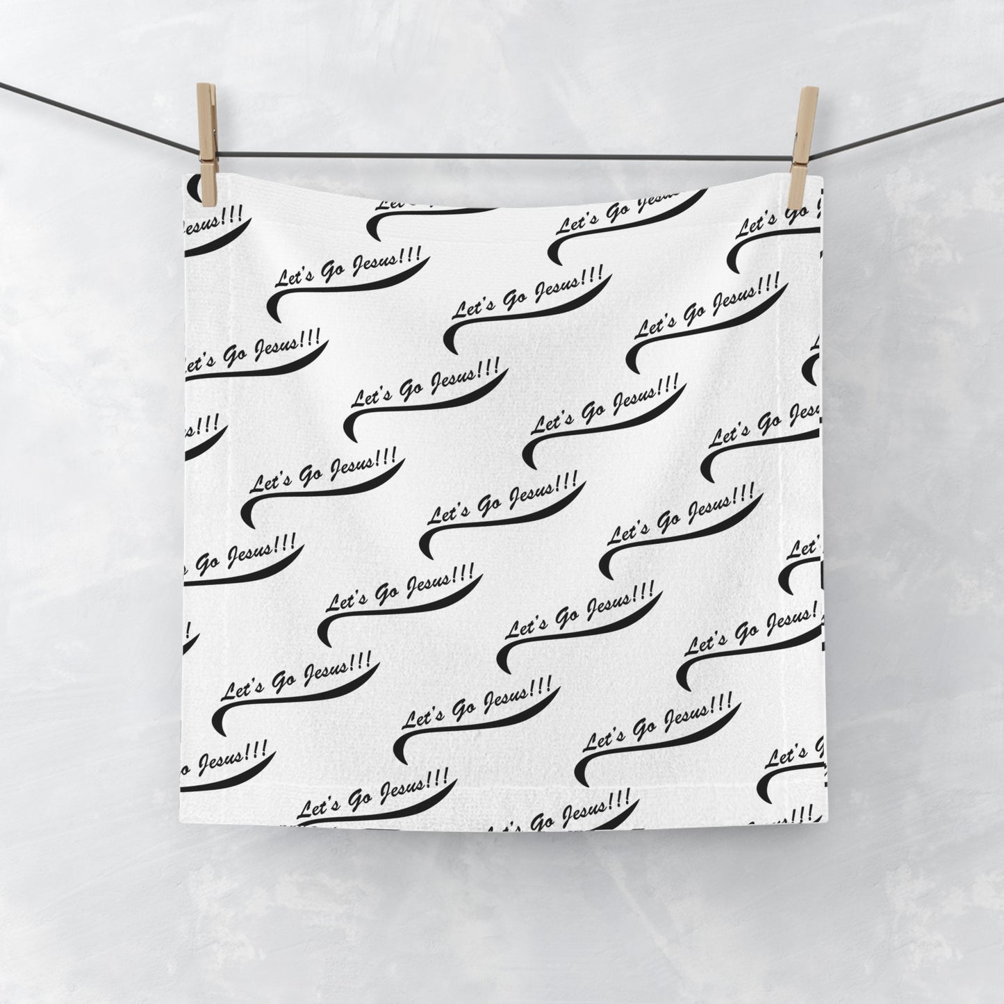Let's Go Jesus Towel