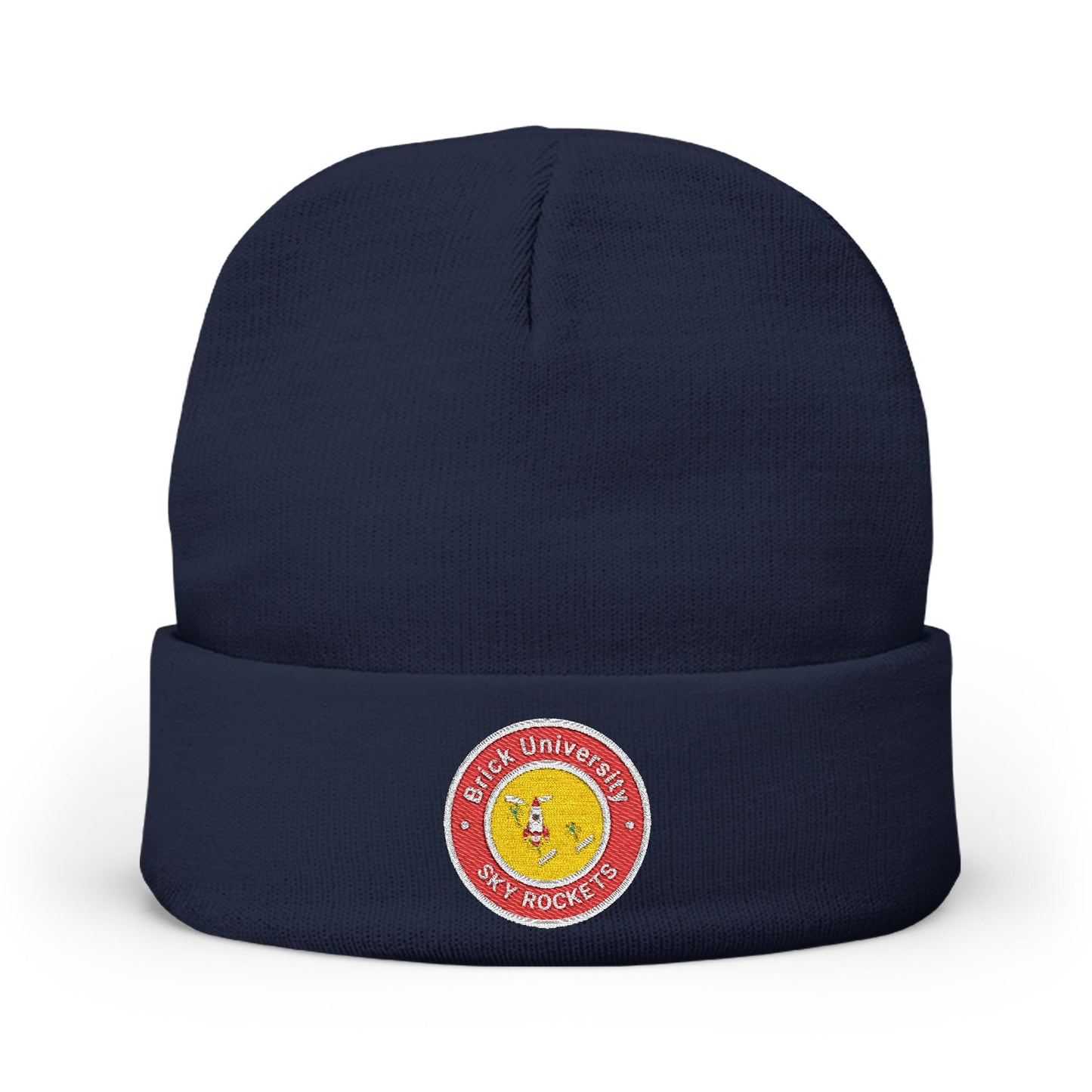 Brick University Knit Beanie