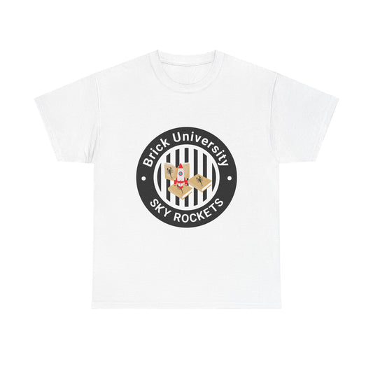 Brick University (Black Design) - Unisex Heavy Cotton Tee