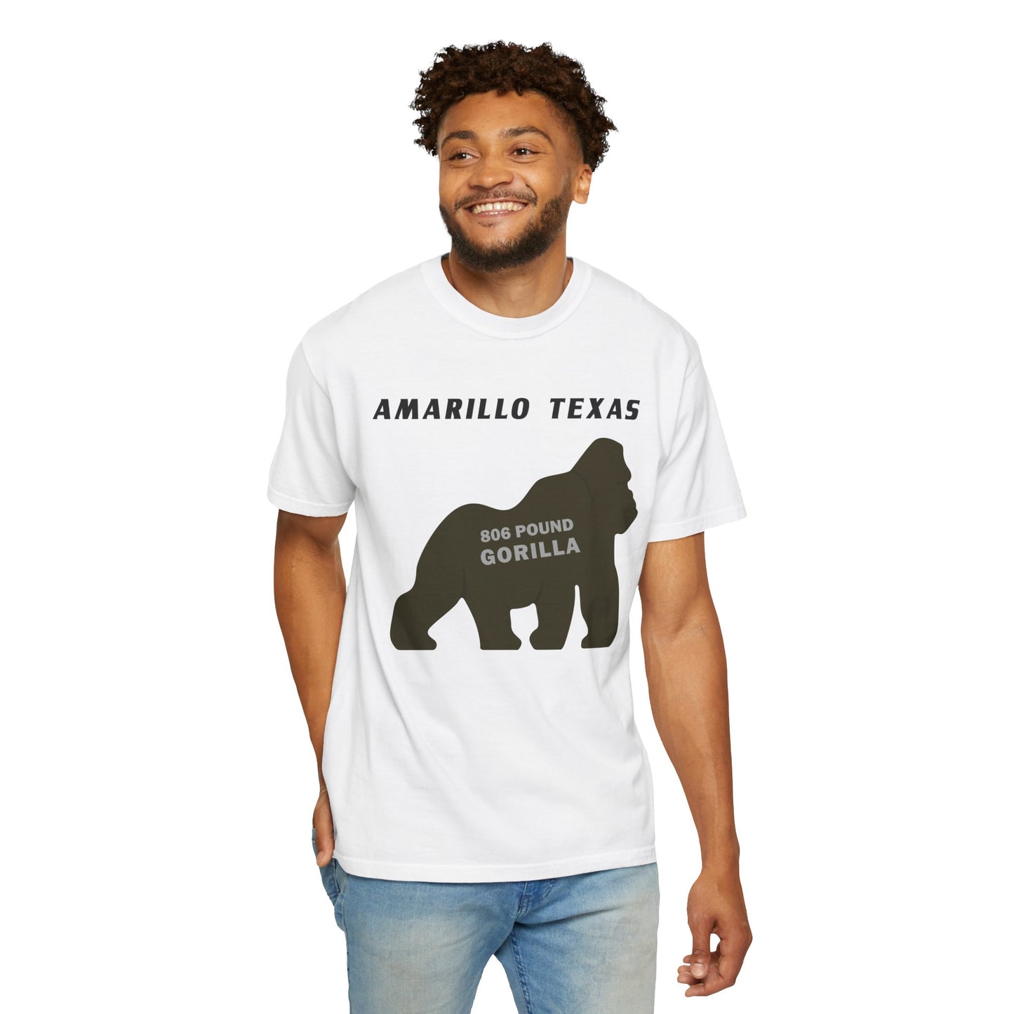 Amarillo Texas 806 Pound Gorilla – T-Shirt