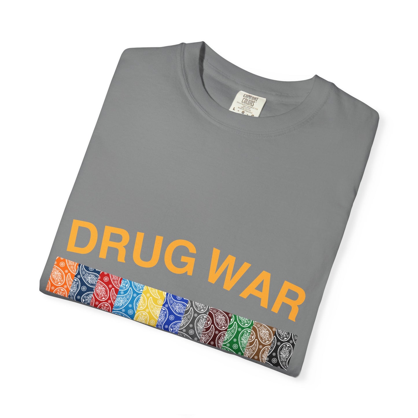 Drug War Vet T-Shirt – 'Crack Era' Retro Patch Graphic Tee