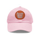 Inside Hustle -  Hat with Leather Patch (Round)