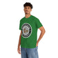 Brick University (Black Design Behind Bars) - Unisex Heavy Cotton Tee