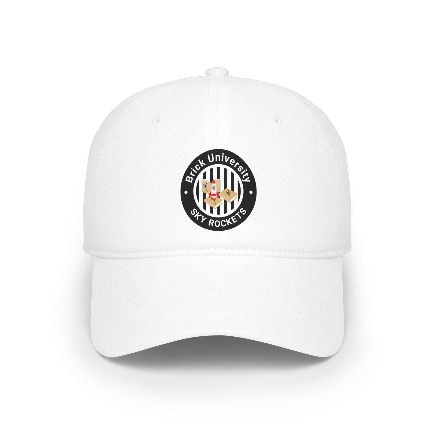 Brick University (Black-Outside) Baseball Cap