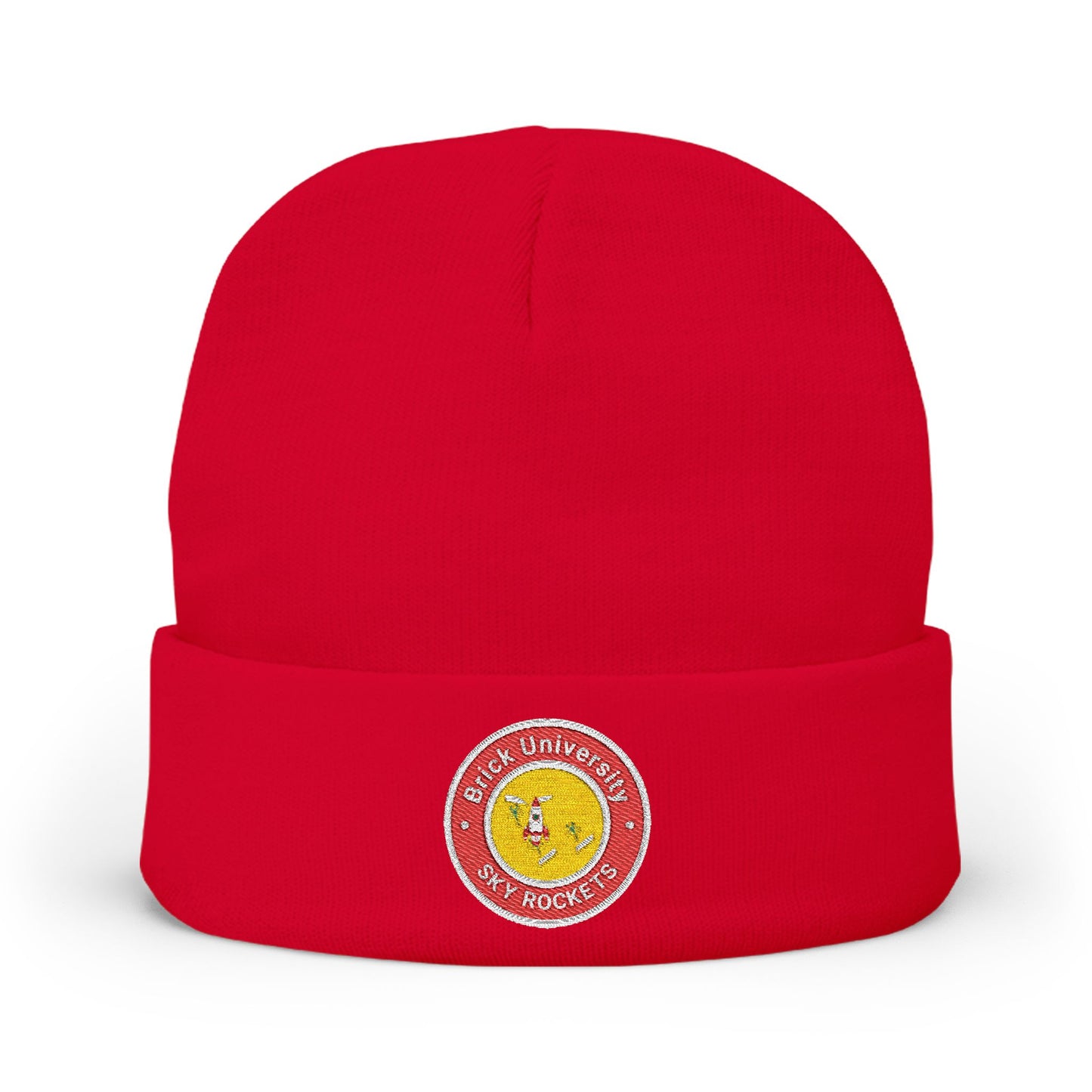 Brick University Knit Beanie