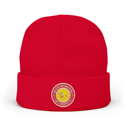 Brick University Knit Beanie