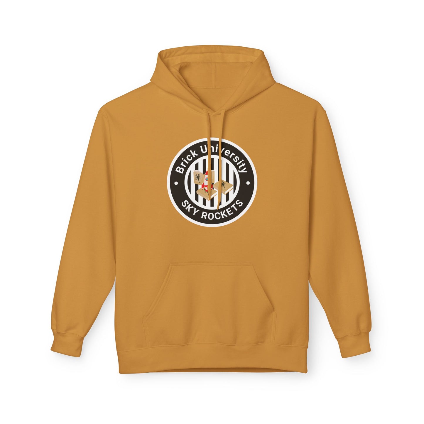 Brick University (Black-outside) Hoodie