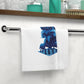Wolf Playing Chess (Blue Team) - Face Towel