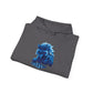 Wolf Playing Chess (Blue Team) - Unisex Heavy Blend™ Hooded Sweatshirt