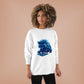 Wolf Playing Chess (Blue Team) - Unisex EcoSmart® Crewneck Sweatshirt