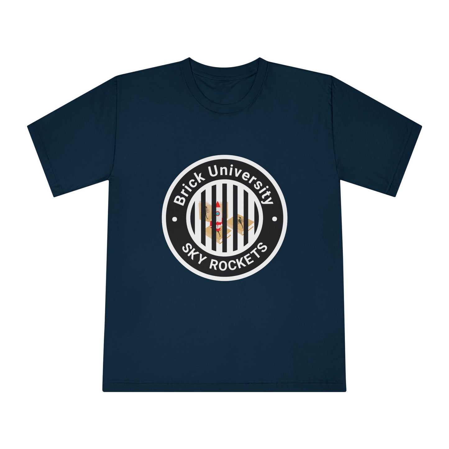 Brick University (Black Behind Bars) Tee