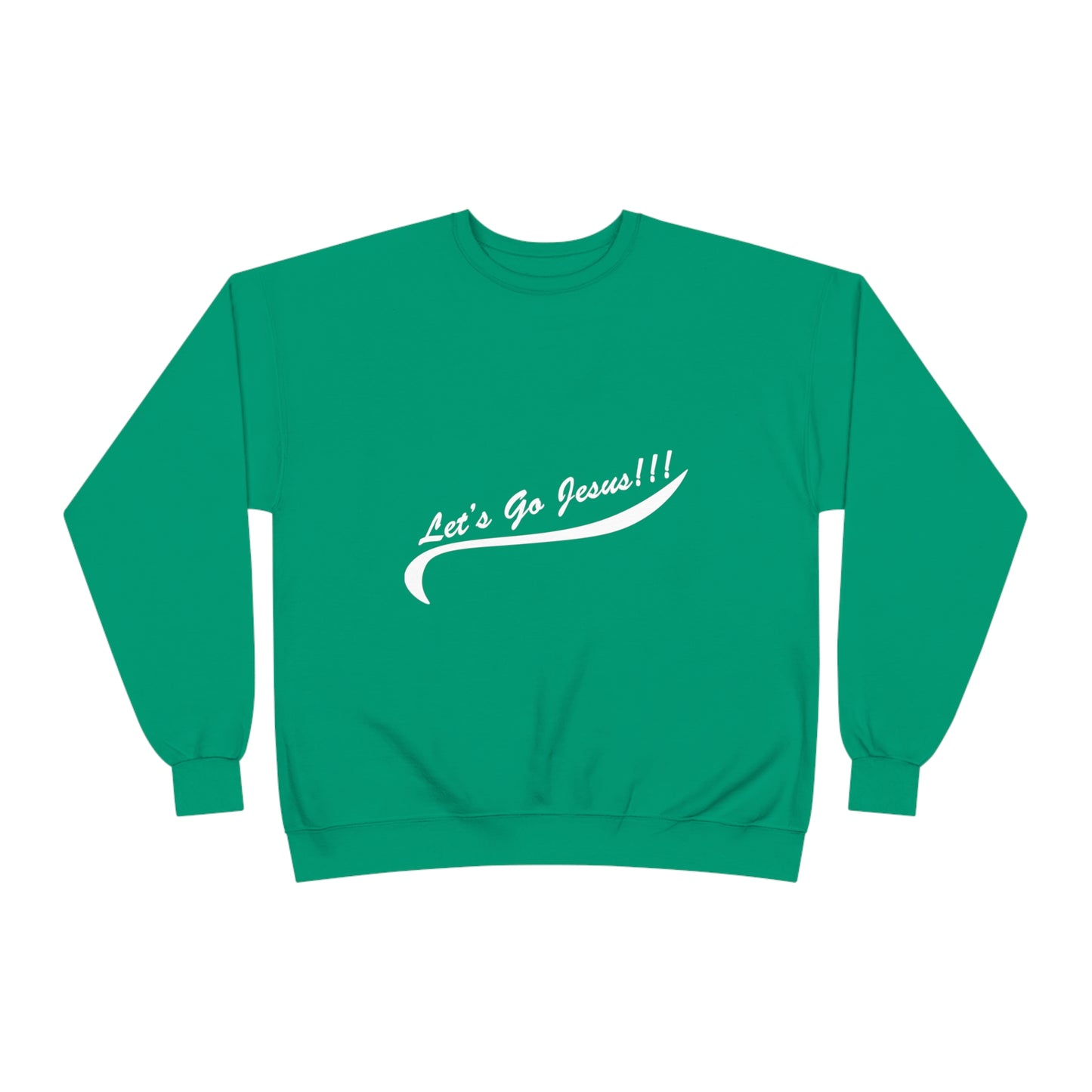 Let's Go Jesus - Unisex EcoSmart® Crewneck Sweatshirt
