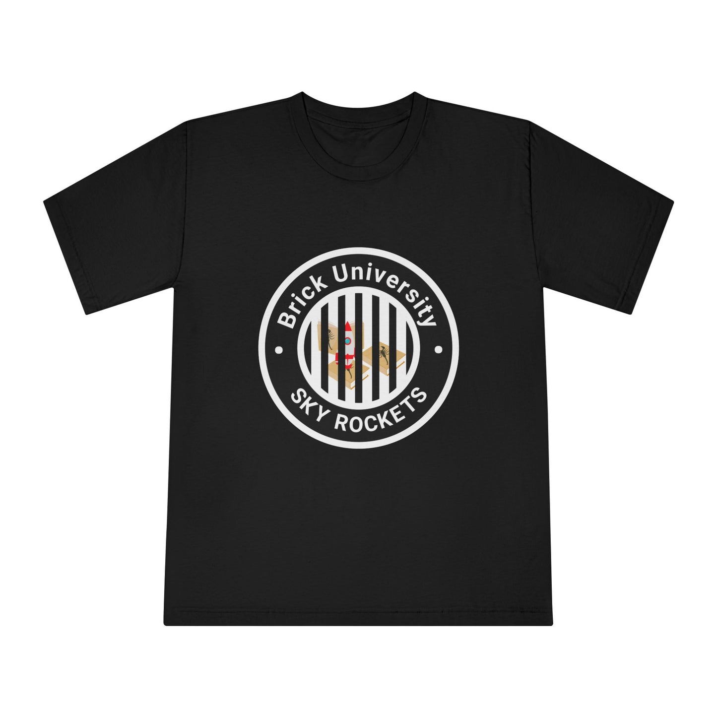 Brick University (Black Behind Bars) Tee