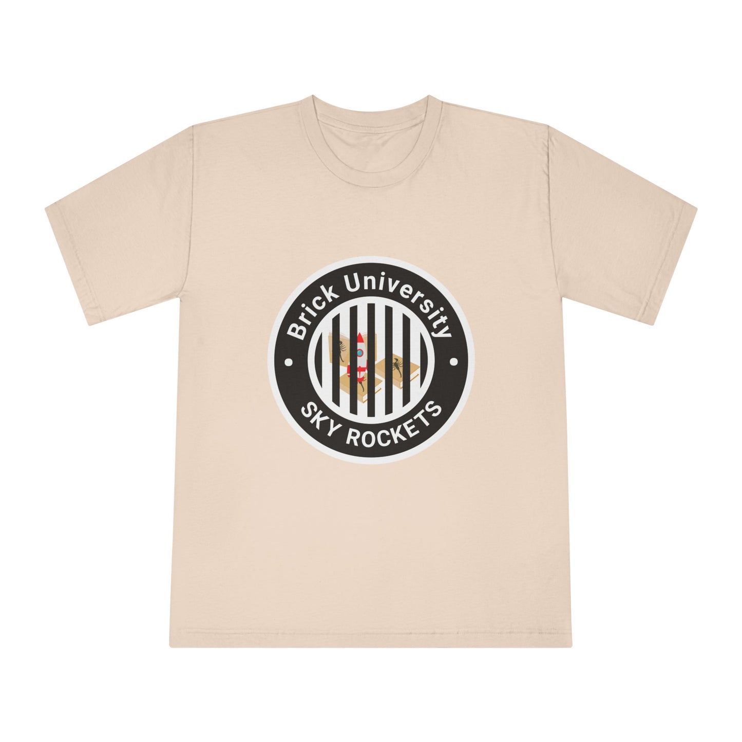 Brick University (Black Behind Bars) Tee