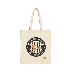 Brick University (Black-Outside) - Tote Bag