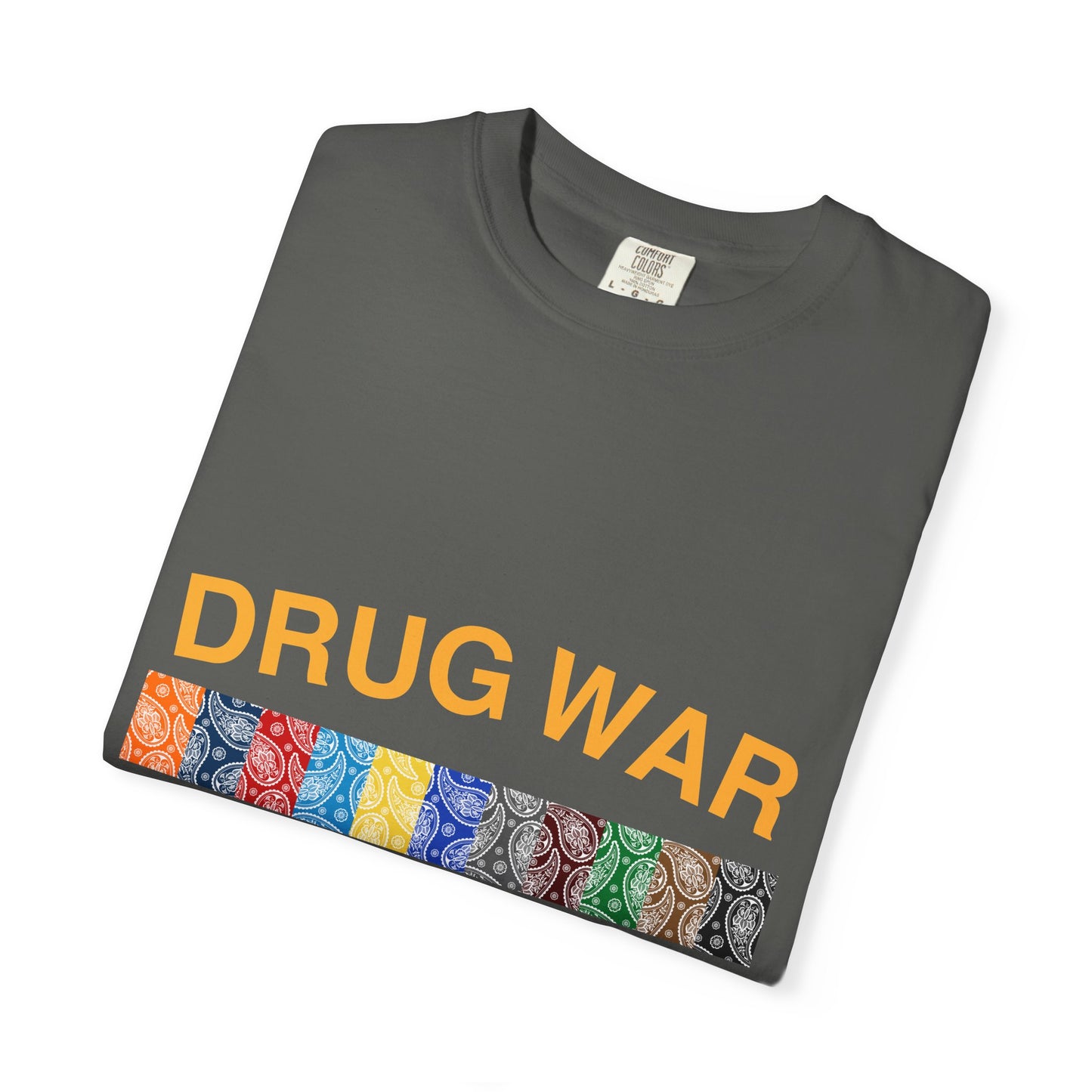Drug War Vet T-Shirt – 'Crack Era' Retro Patch Graphic Tee