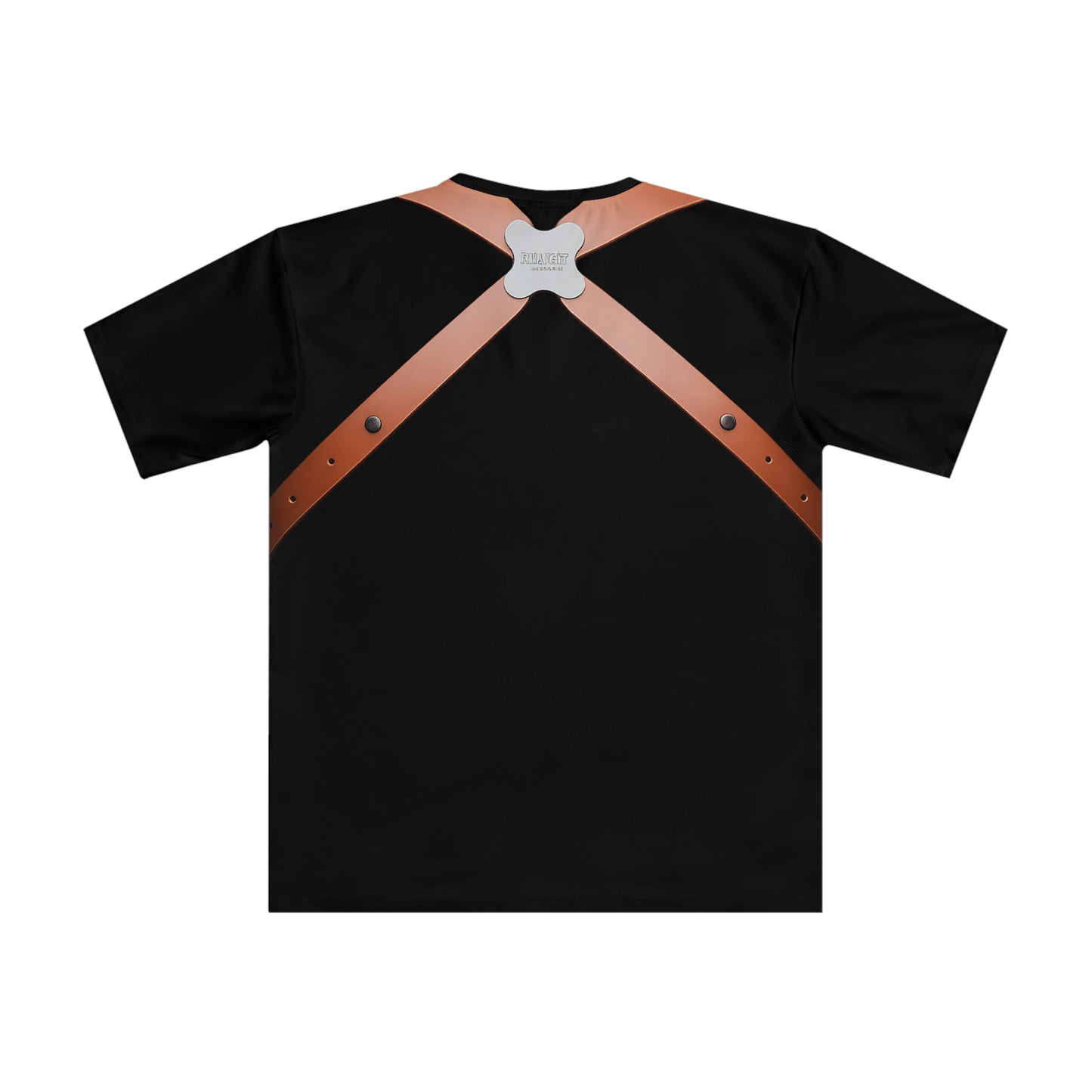 Leather Holster Print Black T-Shirt