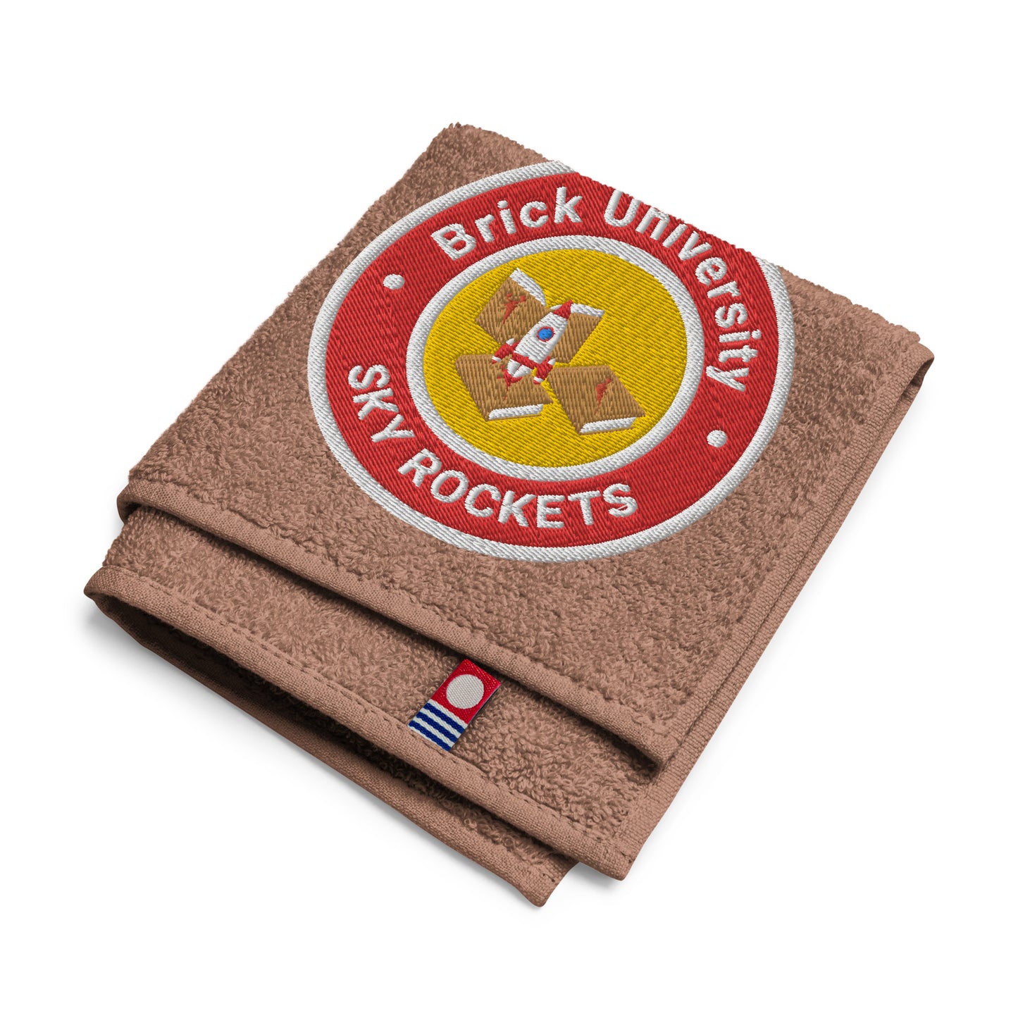 Brick University – Embroidered Cotton Hand Towel