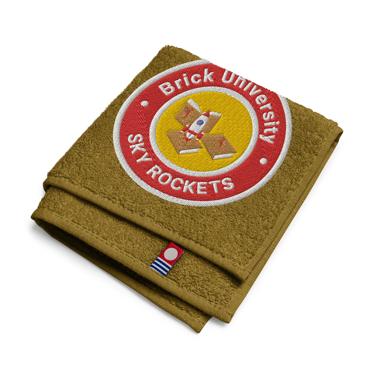 Brick University – Embroidered Cotton Hand Towel
