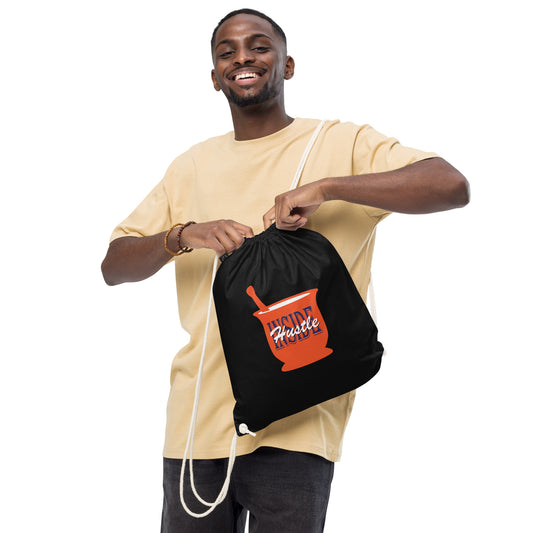Inside Hustle - Organic cotton drawstring bag