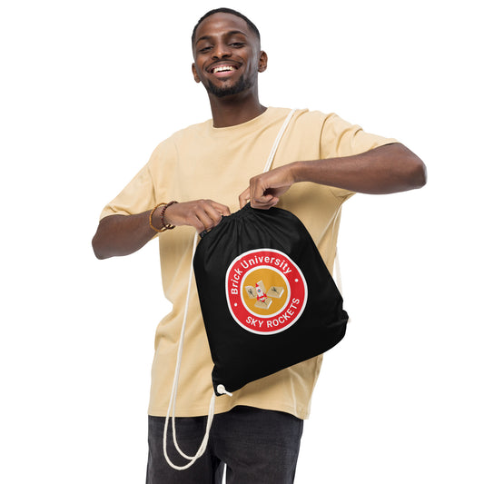 Brick University - Organic cotton drawstring bag